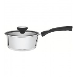 Panela 16cm 1,40 Litros Solar Silicone Aço Inox Tramontina Fundo Triplo